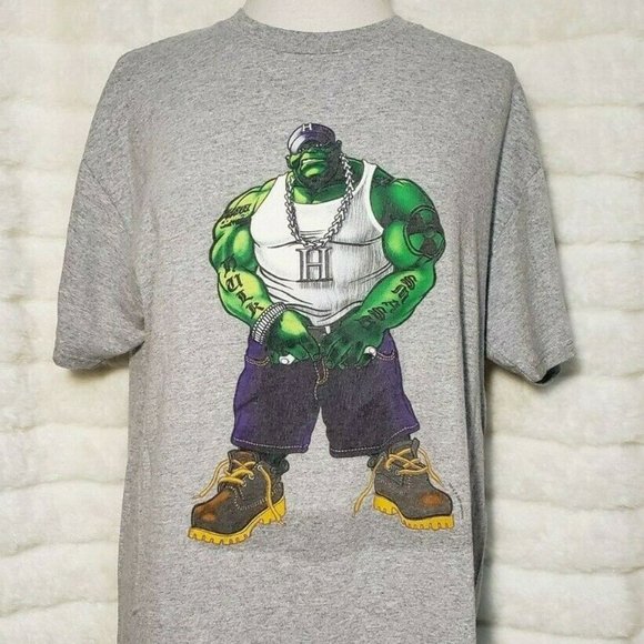 Vintage Marvel Hulk Men's T Shirt Size L - Picture 1 of 4